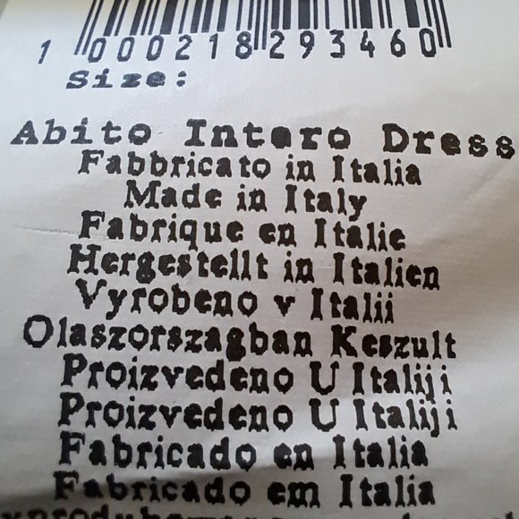 RINASCIMENTO MADE IN ITALY dress Sz L SHEATH bodycon-ish FORMAL STUNNING COND. ! - Picture 9 of 11